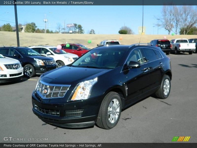 Black Ice Metallic / Titanium/Ebony 2012 Cadillac SRX Luxury