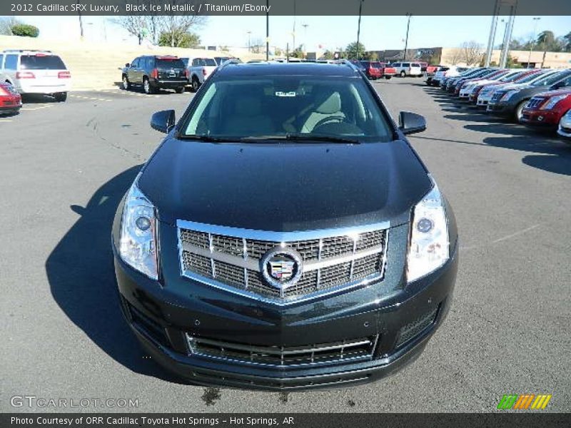 Black Ice Metallic / Titanium/Ebony 2012 Cadillac SRX Luxury