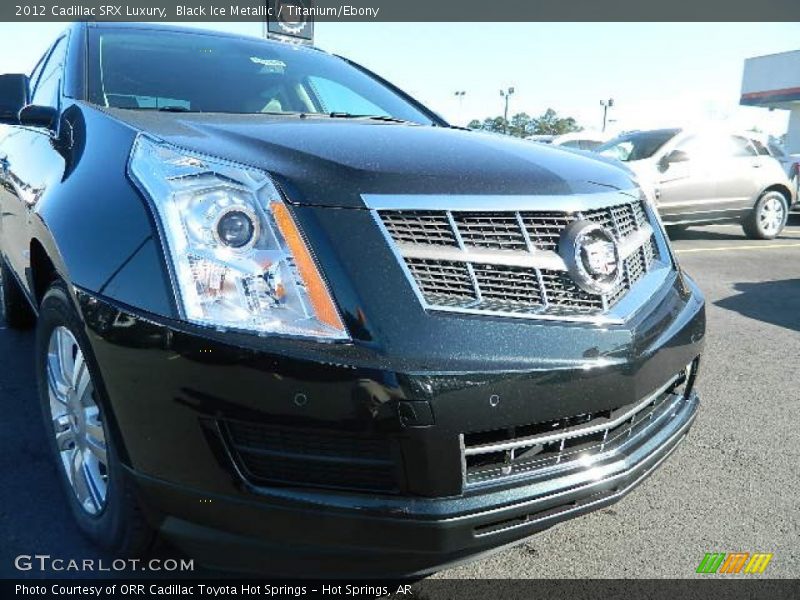 Black Ice Metallic / Titanium/Ebony 2012 Cadillac SRX Luxury