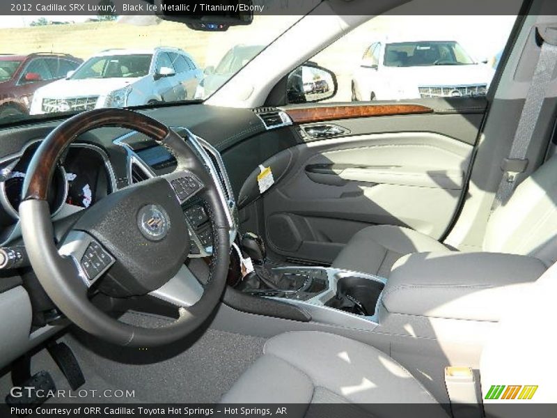 Black Ice Metallic / Titanium/Ebony 2012 Cadillac SRX Luxury