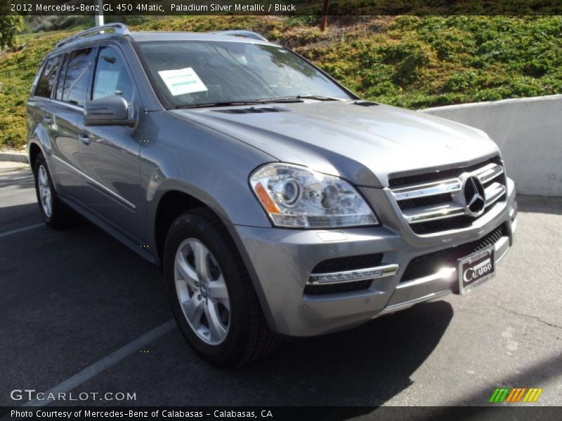 Paladium Silver Metallic / Black 2012 Mercedes-Benz GL 450 4Matic