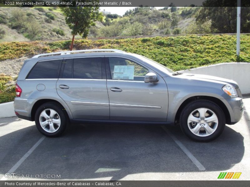 Paladium Silver Metallic / Black 2012 Mercedes-Benz GL 450 4Matic