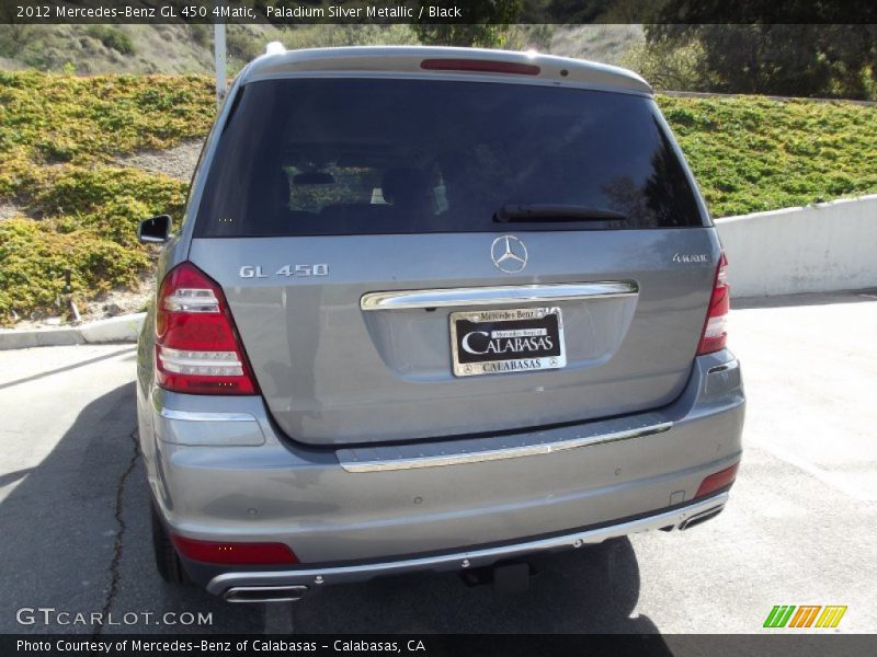 Paladium Silver Metallic / Black 2012 Mercedes-Benz GL 450 4Matic