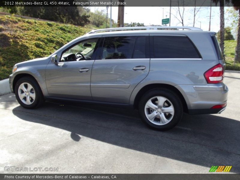 Paladium Silver Metallic / Black 2012 Mercedes-Benz GL 450 4Matic