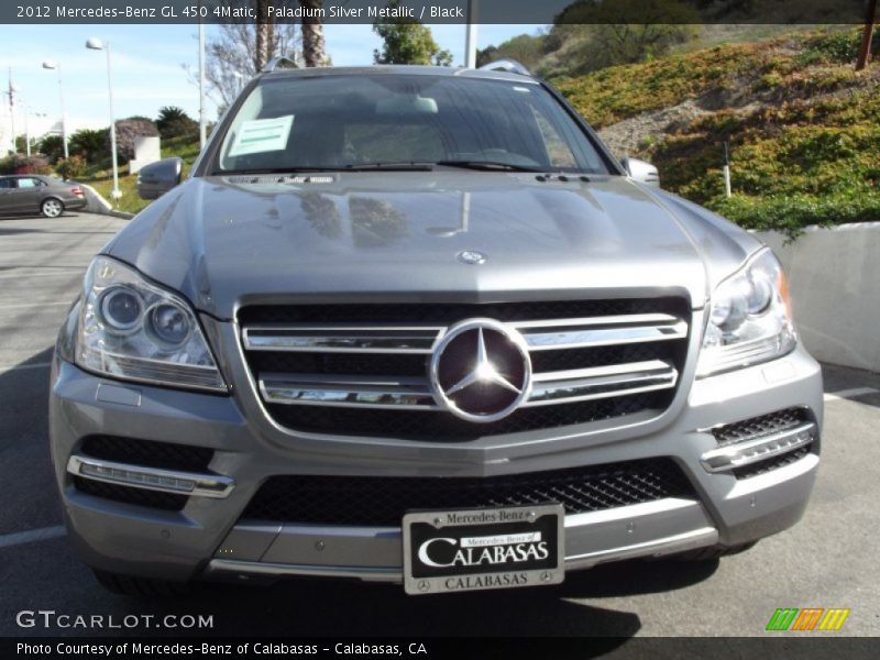 Paladium Silver Metallic / Black 2012 Mercedes-Benz GL 450 4Matic