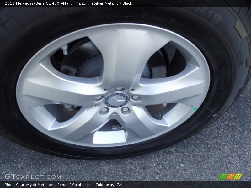 Paladium Silver Metallic / Black 2012 Mercedes-Benz GL 450 4Matic