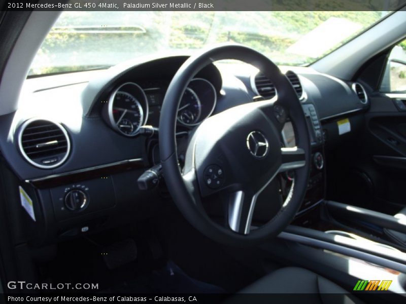 Paladium Silver Metallic / Black 2012 Mercedes-Benz GL 450 4Matic