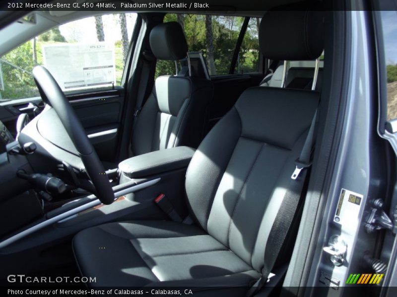 Paladium Silver Metallic / Black 2012 Mercedes-Benz GL 450 4Matic