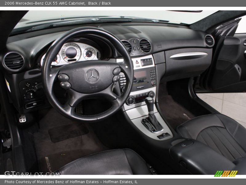  2006 CLK 55 AMG Cabriolet Black Interior