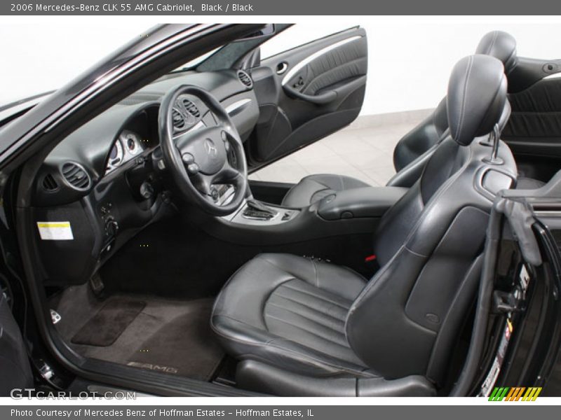  2006 CLK 55 AMG Cabriolet Black Interior