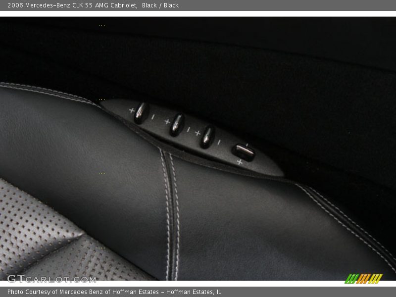Black / Black 2006 Mercedes-Benz CLK 55 AMG Cabriolet