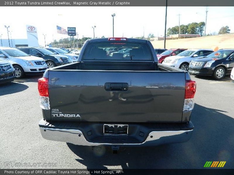 Magnetic Gray Metallic / Graphite 2012 Toyota Tundra Limited CrewMax