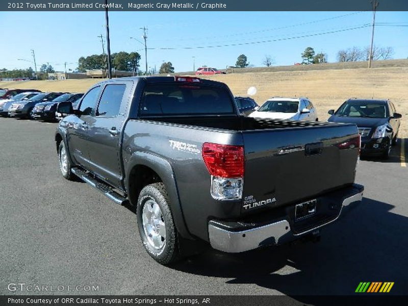 Magnetic Gray Metallic / Graphite 2012 Toyota Tundra Limited CrewMax