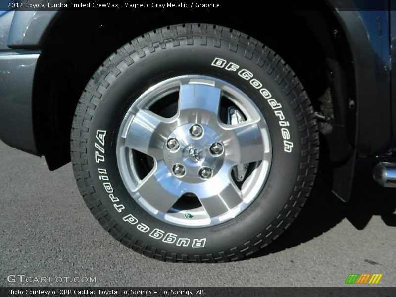 Magnetic Gray Metallic / Graphite 2012 Toyota Tundra Limited CrewMax