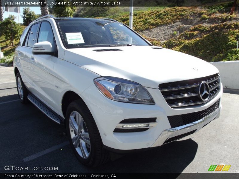Arctic White / Almond Beige 2012 Mercedes-Benz ML 350 4Matic