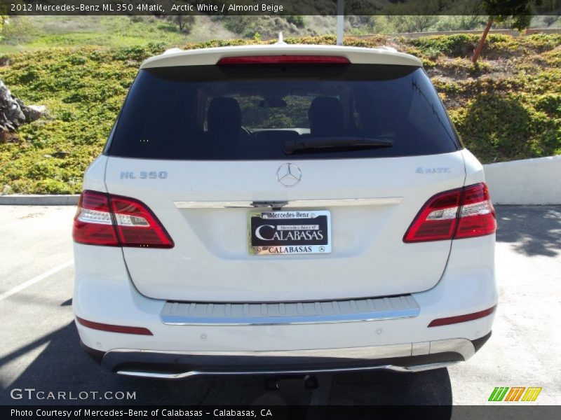 Arctic White / Almond Beige 2012 Mercedes-Benz ML 350 4Matic