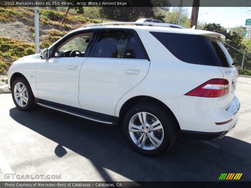 Arctic White / Almond Beige 2012 Mercedes-Benz ML 350 4Matic