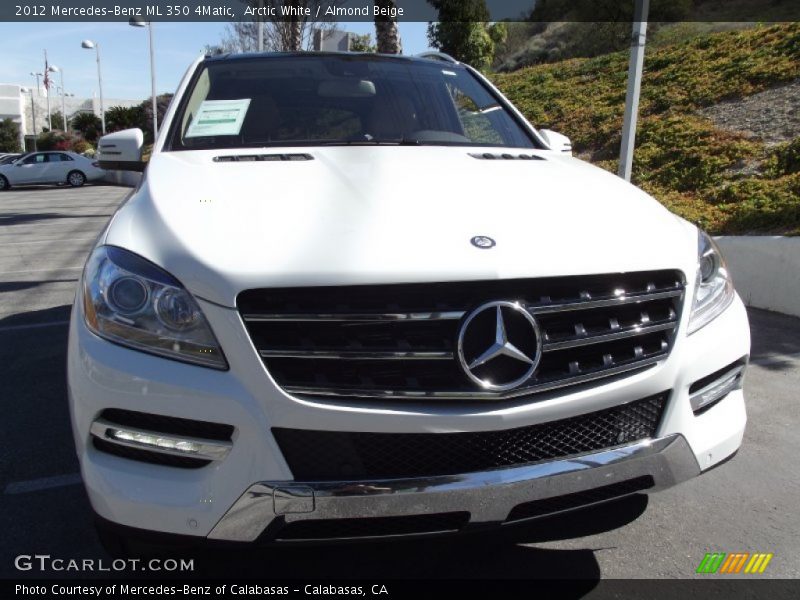 Arctic White / Almond Beige 2012 Mercedes-Benz ML 350 4Matic