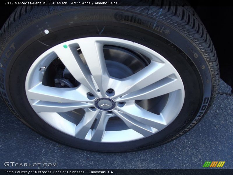 Arctic White / Almond Beige 2012 Mercedes-Benz ML 350 4Matic