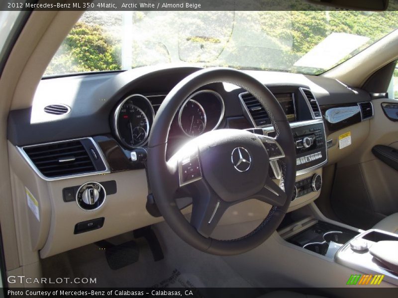 Arctic White / Almond Beige 2012 Mercedes-Benz ML 350 4Matic