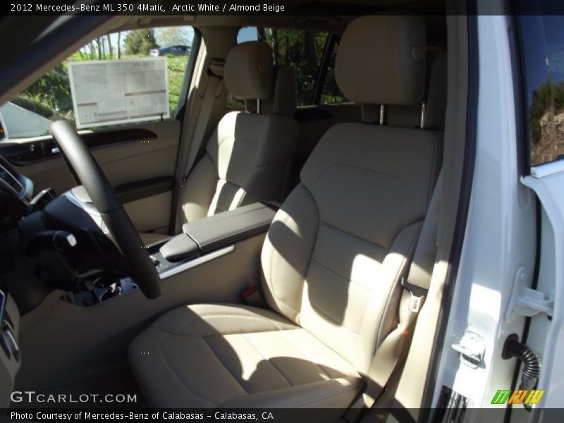 Arctic White / Almond Beige 2012 Mercedes-Benz ML 350 4Matic