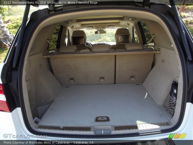 Arctic White / Almond Beige 2012 Mercedes-Benz ML 350 4Matic