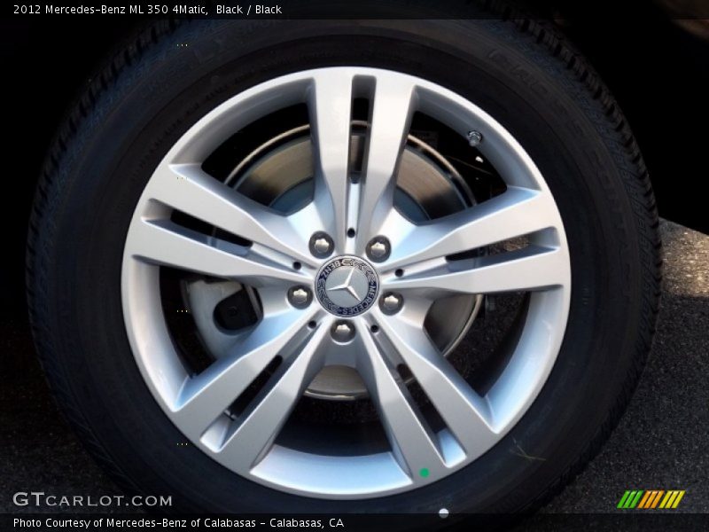 Black / Black 2012 Mercedes-Benz ML 350 4Matic