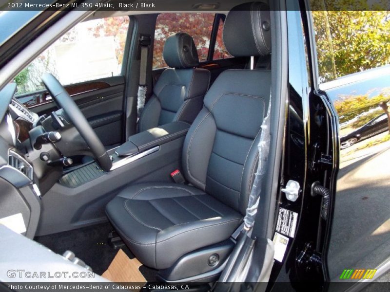 Black / Black 2012 Mercedes-Benz ML 350 4Matic