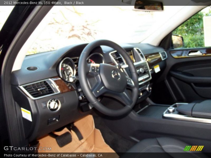 Black / Black 2012 Mercedes-Benz ML 350 4Matic