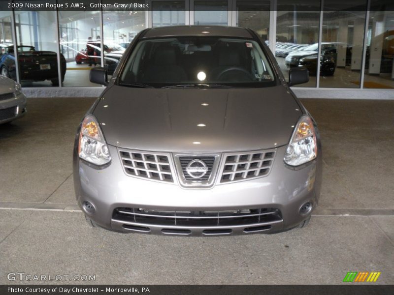 Gotham Gray / Black 2009 Nissan Rogue S AWD