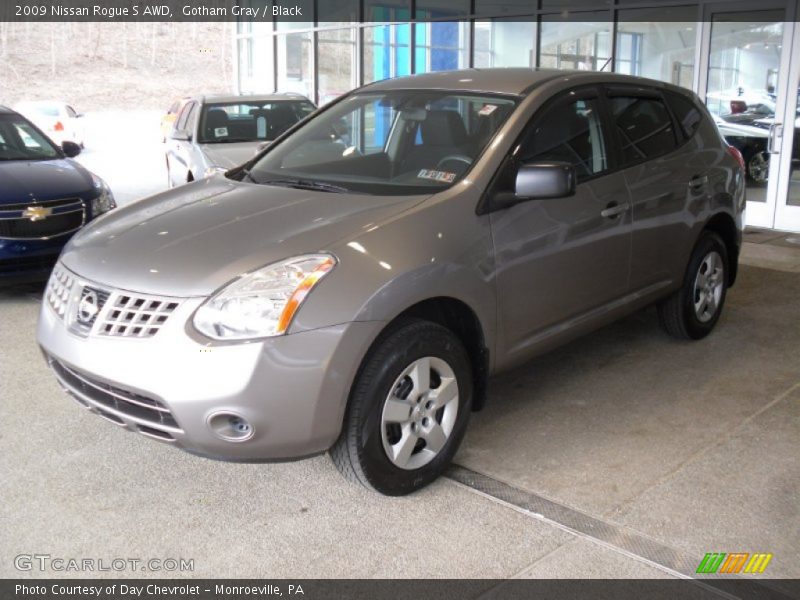 Gotham Gray / Black 2009 Nissan Rogue S AWD
