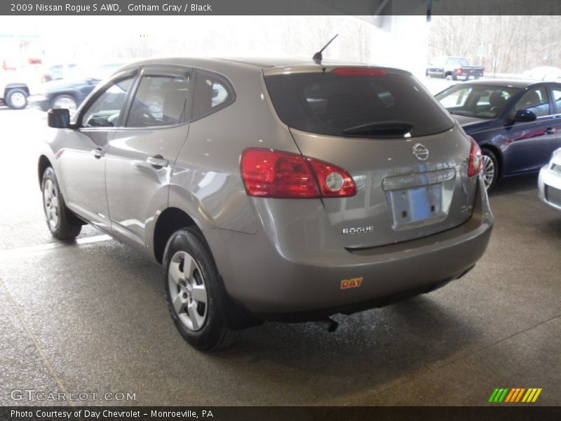 Gotham Gray / Black 2009 Nissan Rogue S AWD