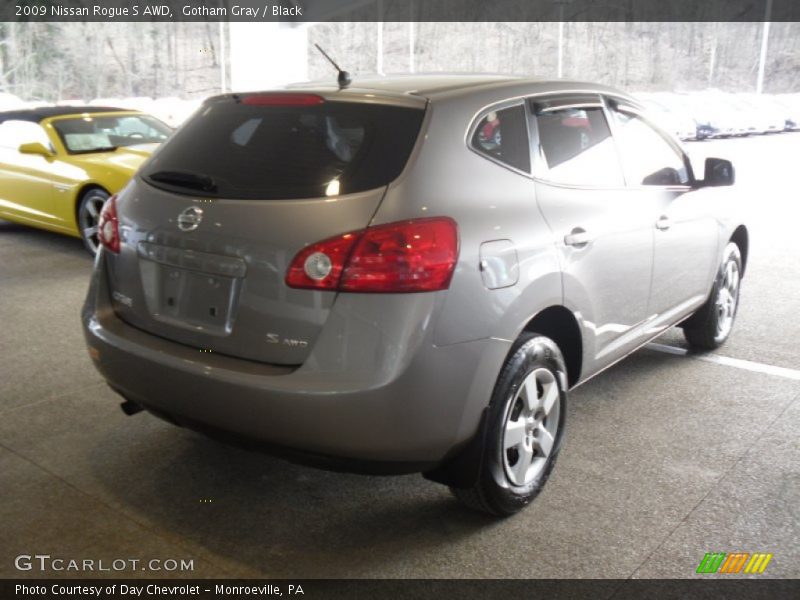 Gotham Gray / Black 2009 Nissan Rogue S AWD