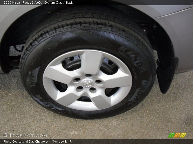 Gotham Gray / Black 2009 Nissan Rogue S AWD