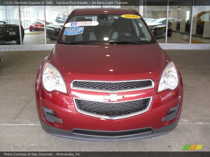 Cardinal Red Metallic / Jet Black/Light Titanium 2010 Chevrolet Equinox LS AWD