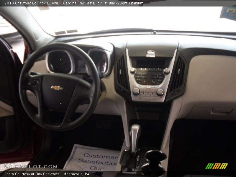 Cardinal Red Metallic / Jet Black/Light Titanium 2010 Chevrolet Equinox LS AWD