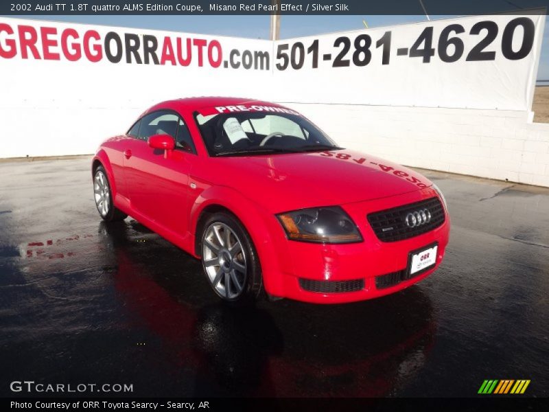 Misano Red Pearl Effect / Silver Silk 2002 Audi TT 1.8T quattro ALMS Edition Coupe