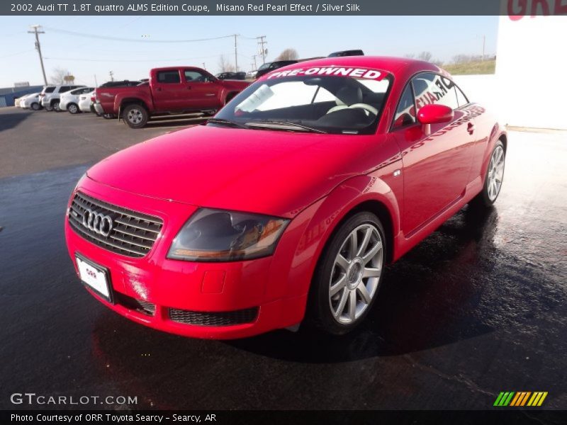 Misano Red Pearl Effect / Silver Silk 2002 Audi TT 1.8T quattro ALMS Edition Coupe