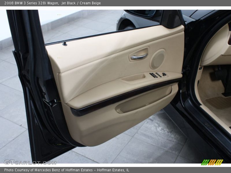Jet Black / Cream Beige 2008 BMW 3 Series 328i Wagon