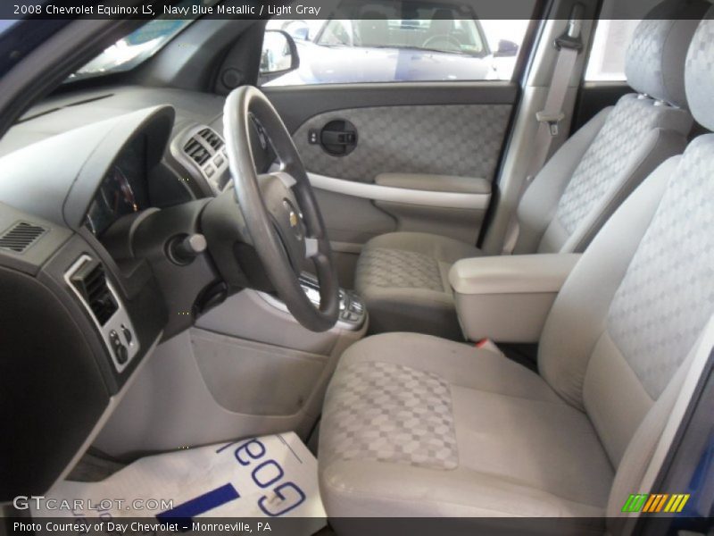 Navy Blue Metallic / Light Gray 2008 Chevrolet Equinox LS
