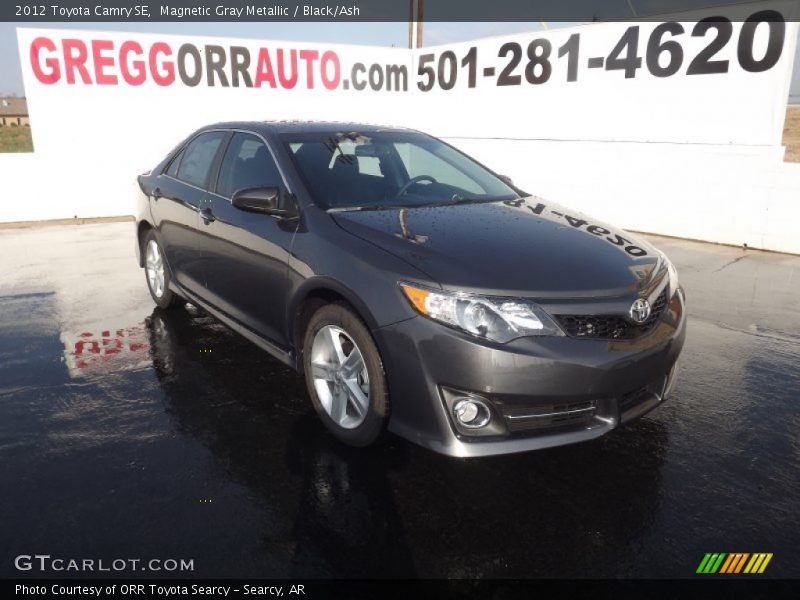 Magnetic Gray Metallic / Black/Ash 2012 Toyota Camry SE