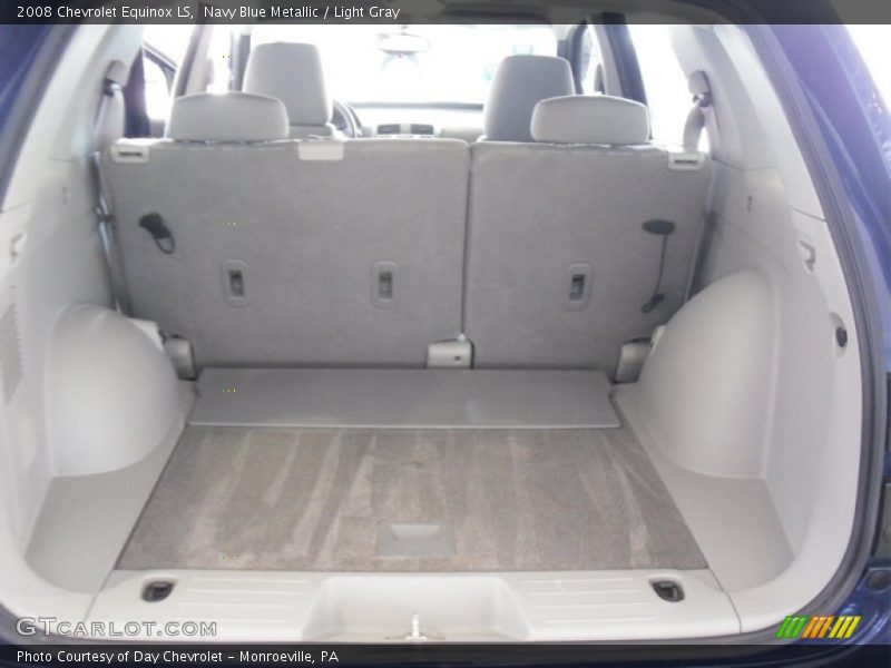 Navy Blue Metallic / Light Gray 2008 Chevrolet Equinox LS