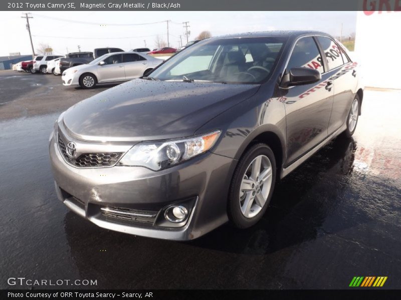 Magnetic Gray Metallic / Black/Ash 2012 Toyota Camry SE