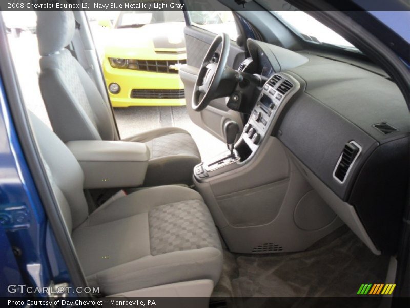 Navy Blue Metallic / Light Gray 2008 Chevrolet Equinox LS