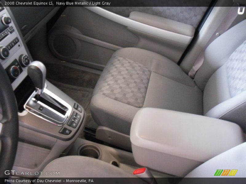 Navy Blue Metallic / Light Gray 2008 Chevrolet Equinox LS