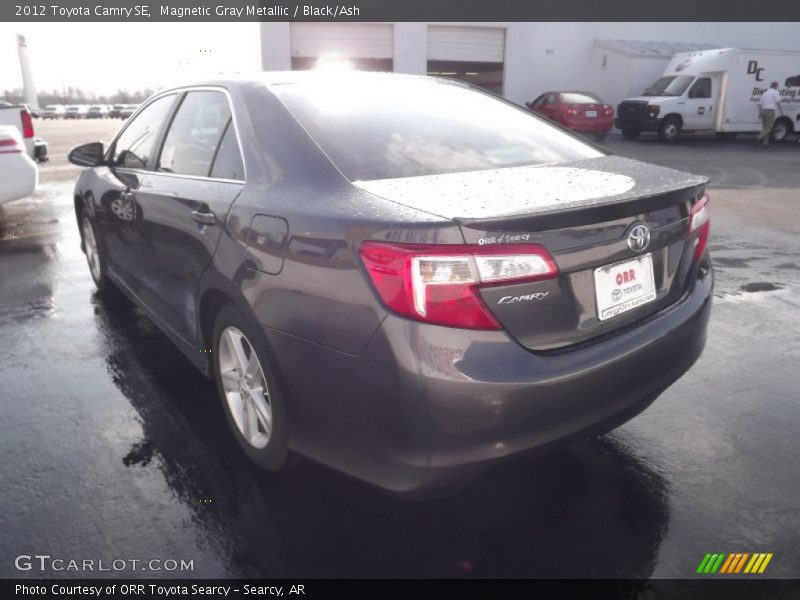 Magnetic Gray Metallic / Black/Ash 2012 Toyota Camry SE
