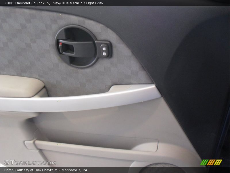 Navy Blue Metallic / Light Gray 2008 Chevrolet Equinox LS