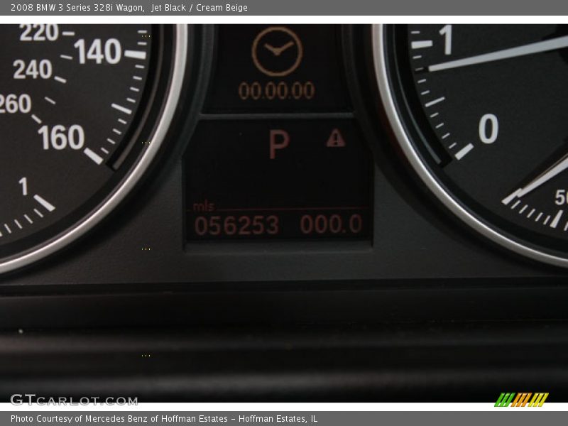 Jet Black / Cream Beige 2008 BMW 3 Series 328i Wagon