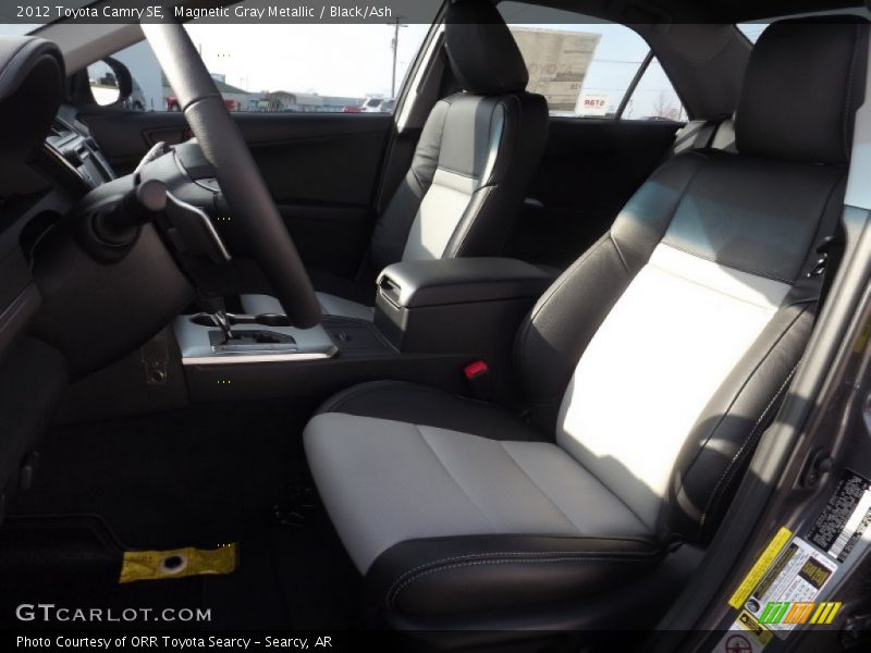 Magnetic Gray Metallic / Black/Ash 2012 Toyota Camry SE
