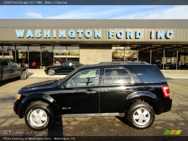 Black / Charcoal 2008 Ford Escape XLT 4WD